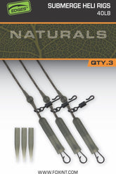 Fox Edges Naturals Submerge Heli Rigs - dé KarperCentrale